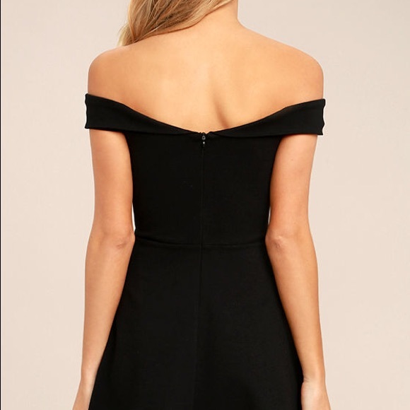 Lulu’s Season of Fun Black Skater Dress - Picture 4 of 6